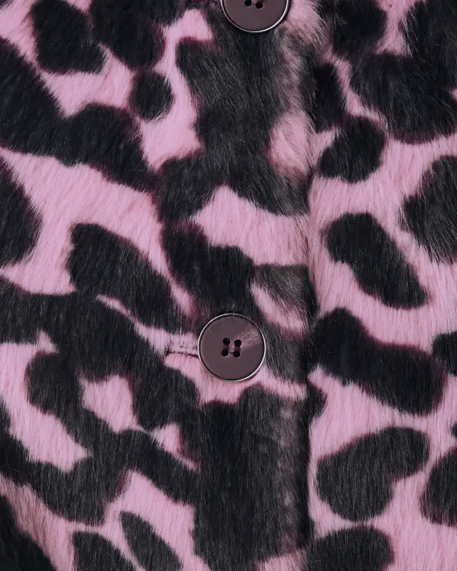 Street One Studio Fake Fur Cardigan - Pearly Rose