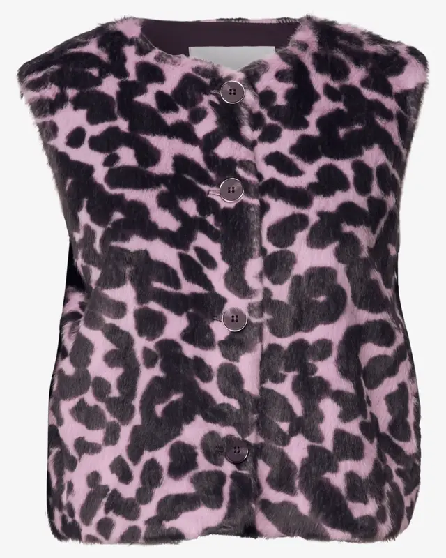 Street One Studio Vest Imitatiebont - Pearly Rose