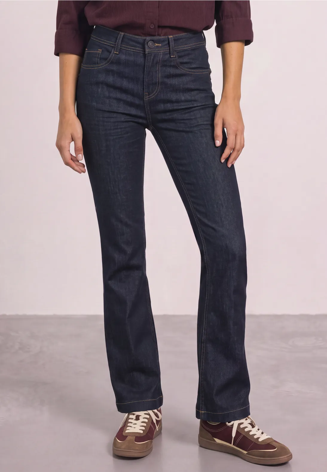 Street One Bootcut Jeans Blaire - Rinse Soft Washed