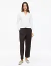 S. Oliver Broek met Plooien - Dark Brown