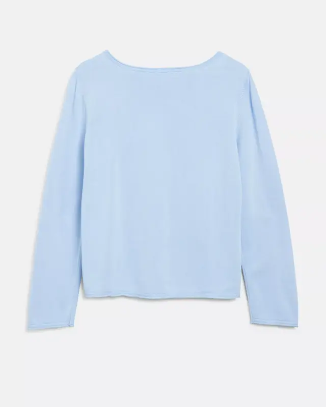 S. Oliver Feinstrick Pullover - Light Blue