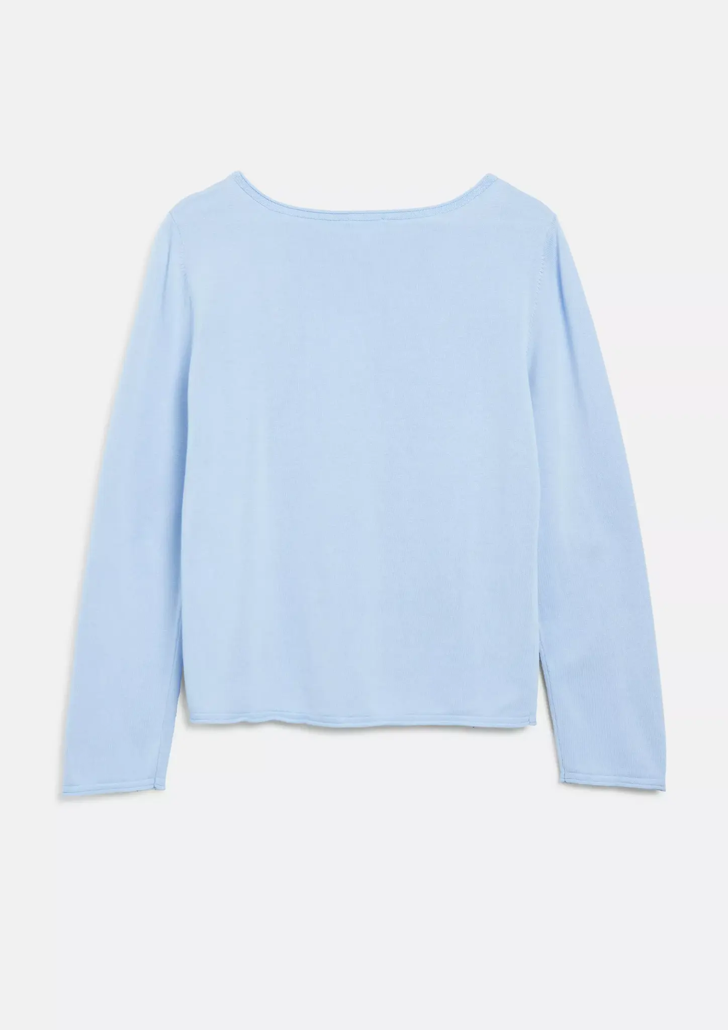 S. Oliver Fijn Gebreide Trui - Light Blue