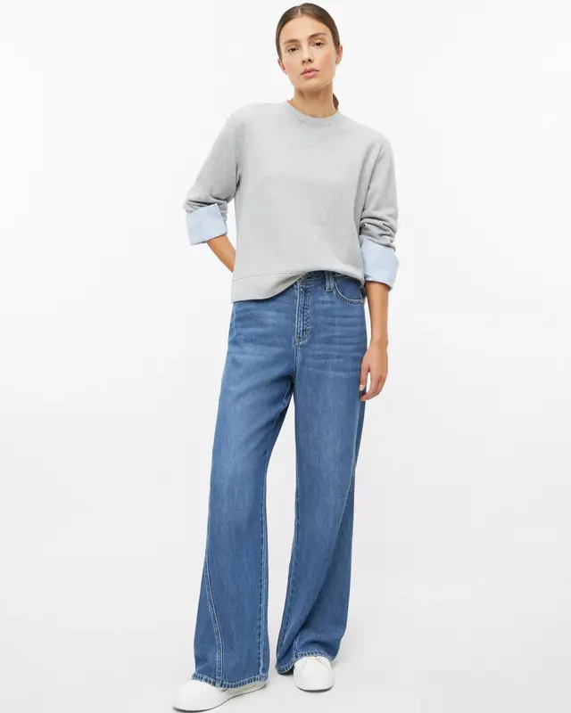 S. Oliver Sweatshirt, Afneembare Manchetten - Grey