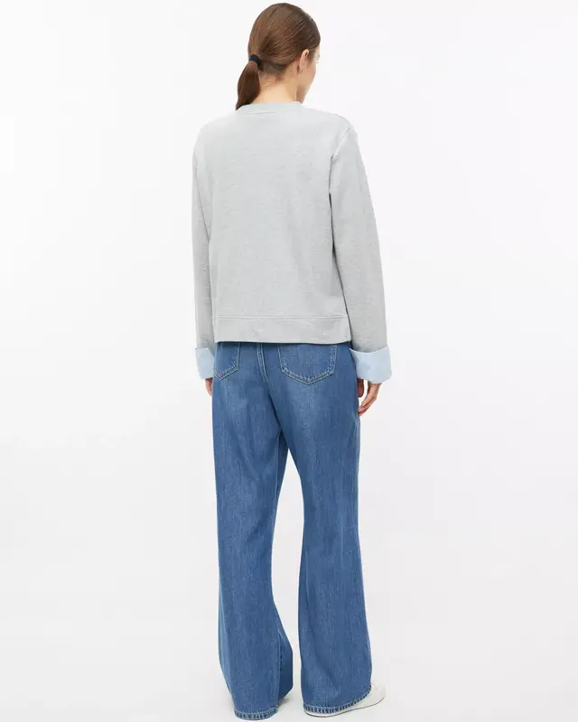 S. Oliver Sweatshirt, Afneembare Manchetten - Grey