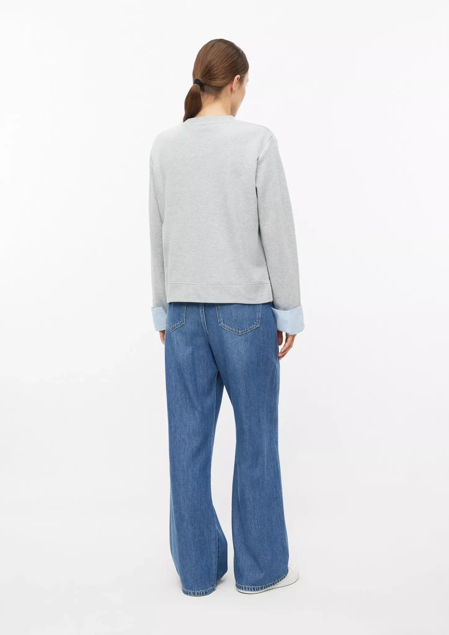 S. Oliver Sweatshirt, Afneembare Manchetten - Grey