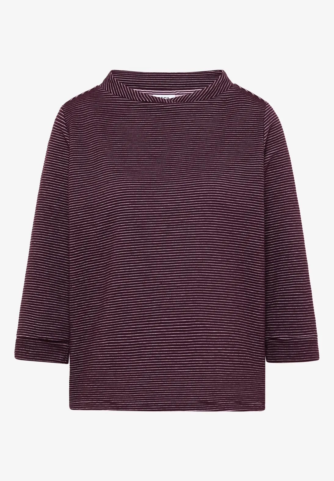 Cecil Tweekleurig Ottomaans Shirt - Berry Red