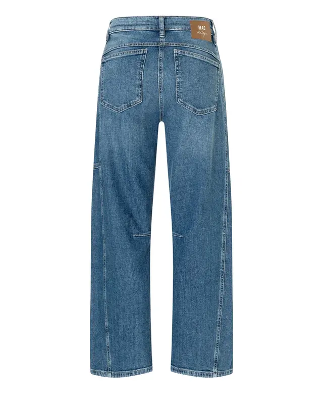 Mac Jeans Ohio Barrel Jeans - Mid Blue Use Wash