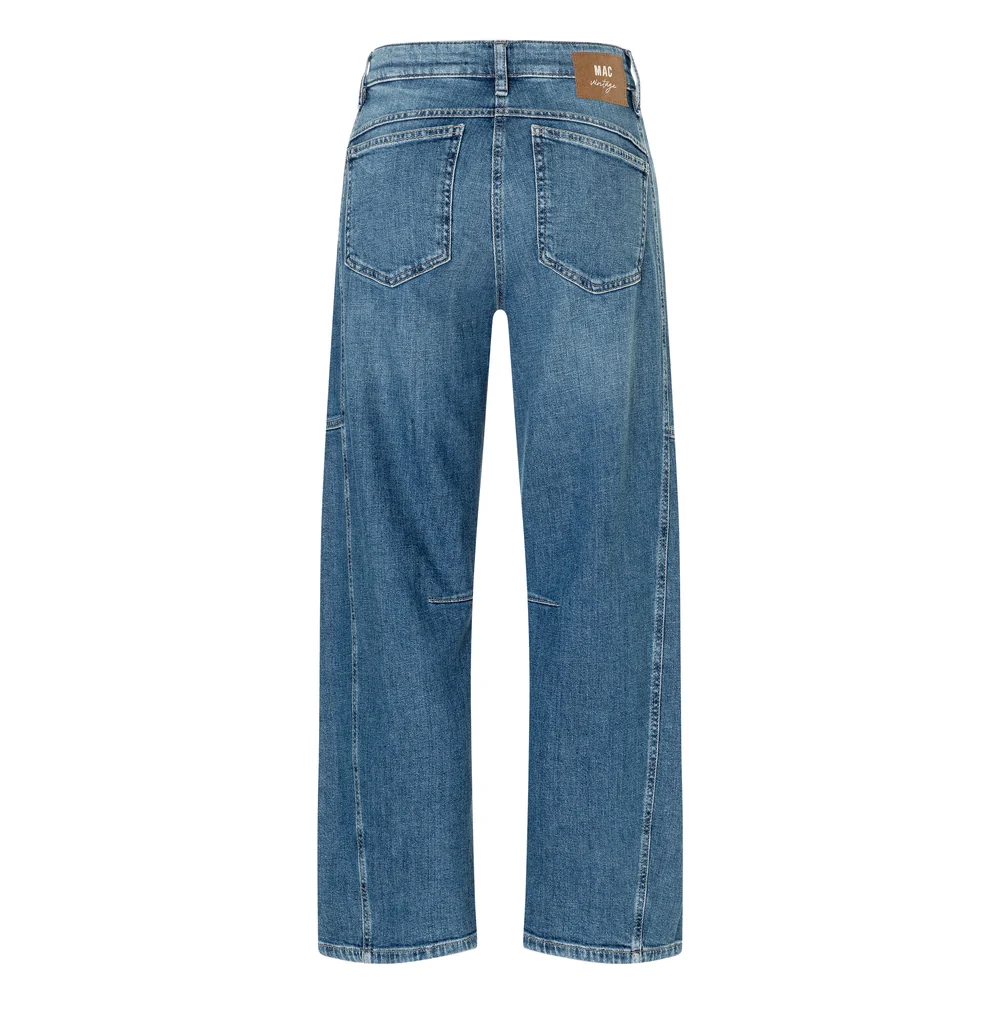 Mac Jeans Ohio Barrel Jeans - Mid Blue Use Wash