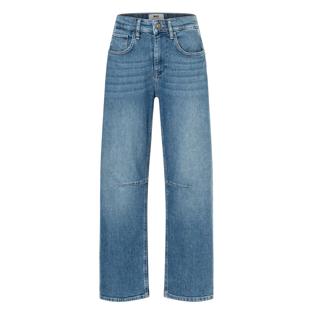 Mac Jeans Ohio Barrel Jeans - Mid Blue Use Wash