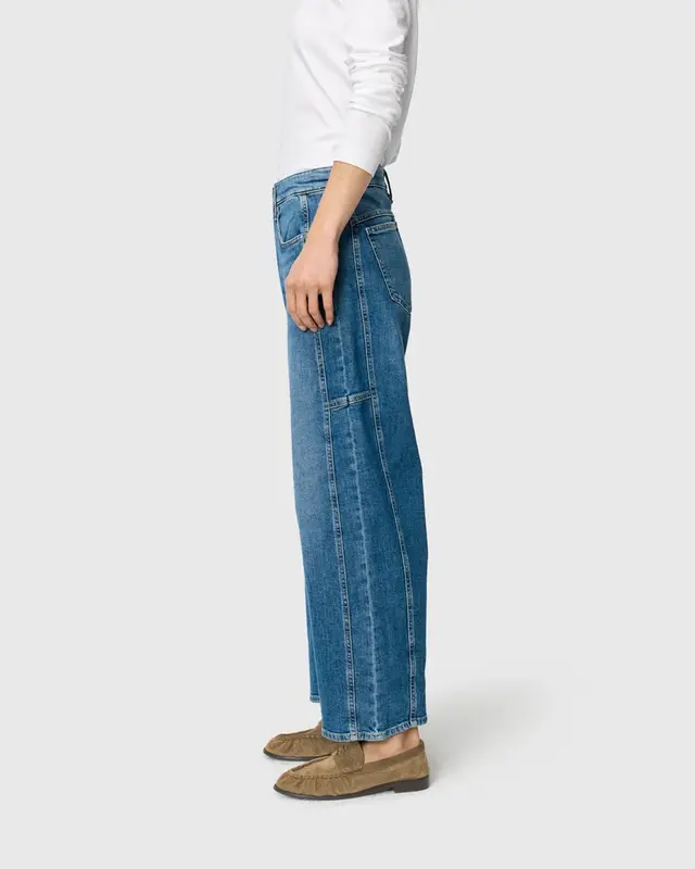 Mac Jeans Ohio Barrel Jeans - Mid Blue Use Wash