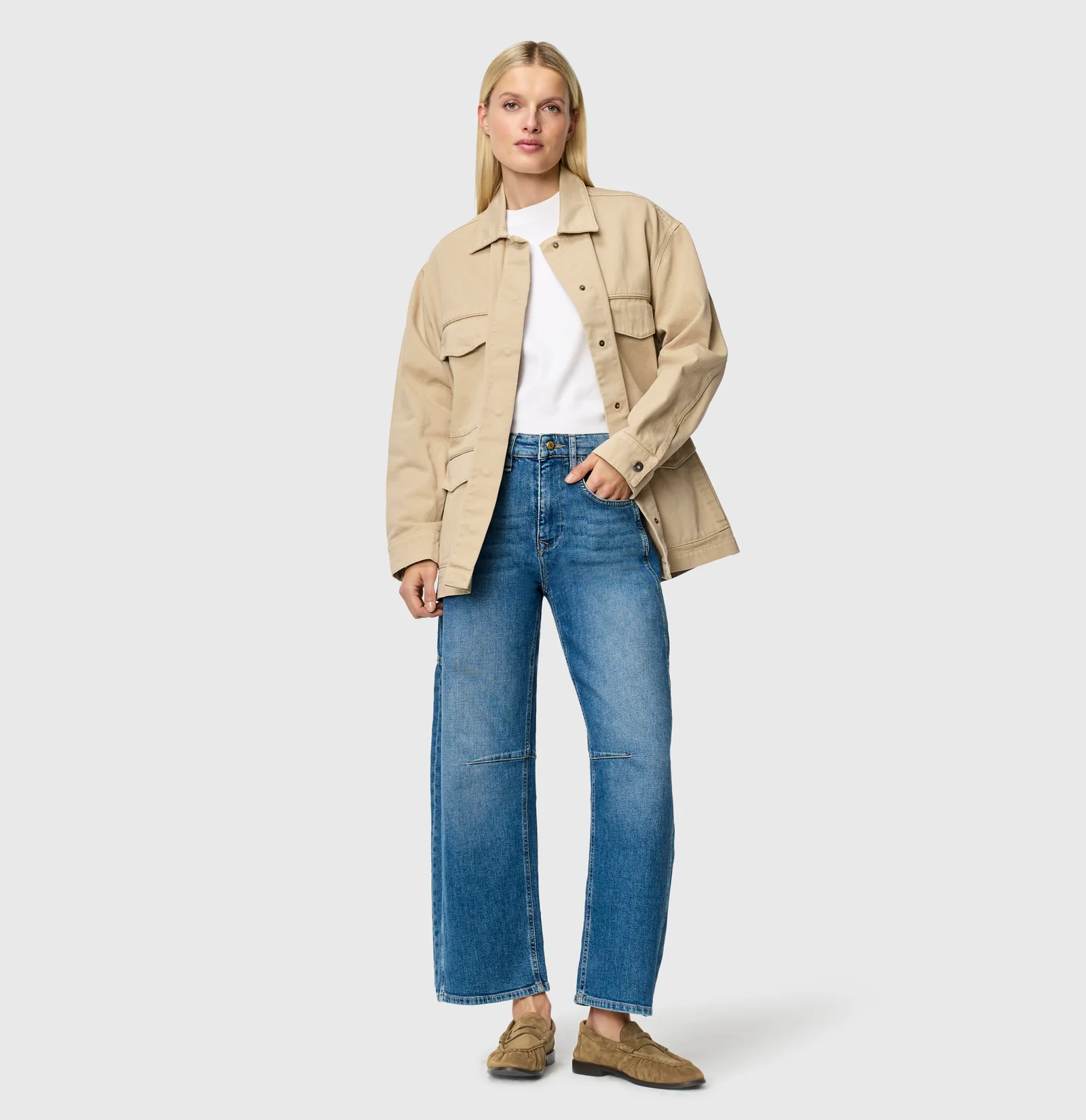 Mac Jeans Ohio Barrel Jeans - Mid Blue Use Wash