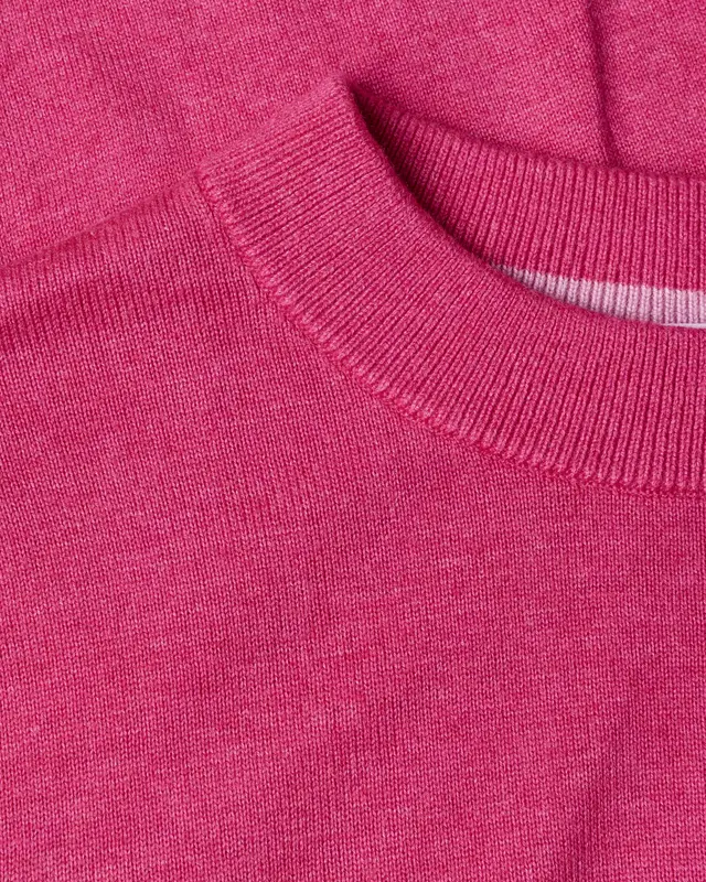 Street One Studio Pullover mit Rundhals - Ruby Raspberry Melange