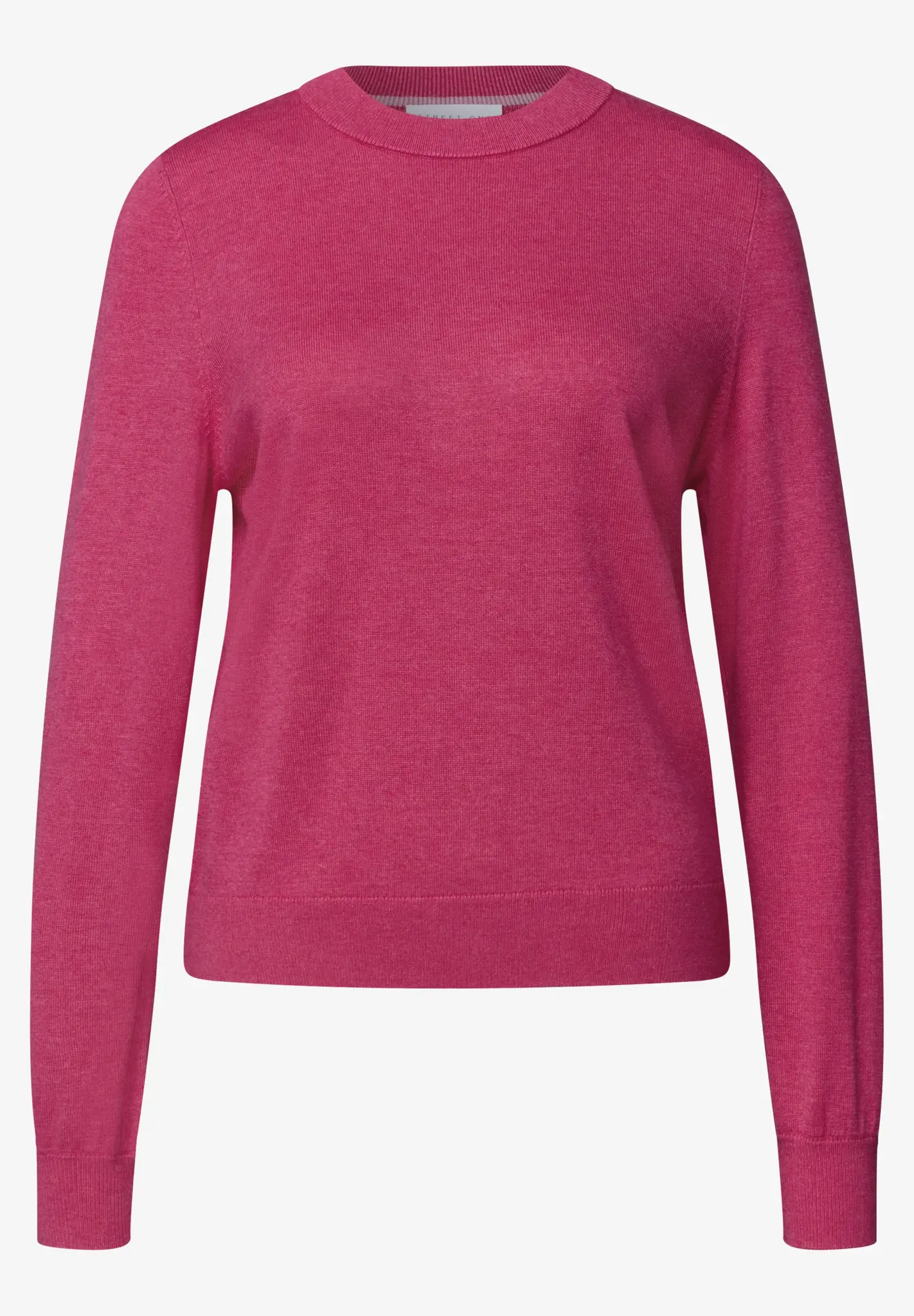 Street One Studio Pullover mit Rundhals - Ruby Raspberry Melange