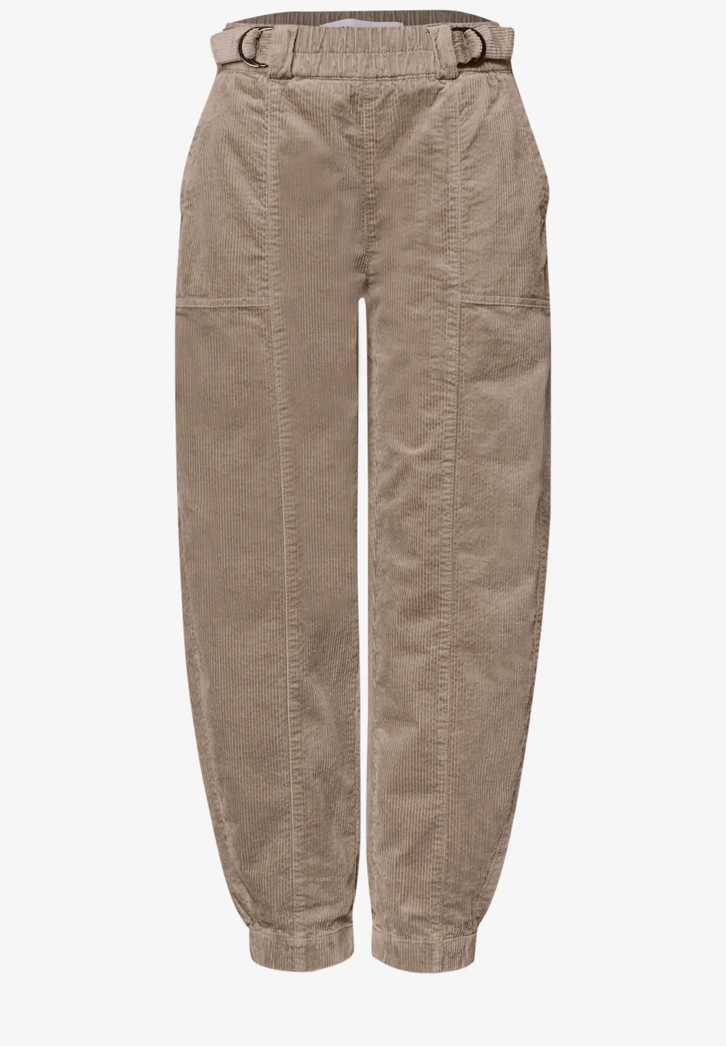 Street One High Waist Barrel Broek Karlie - Sanded Amber