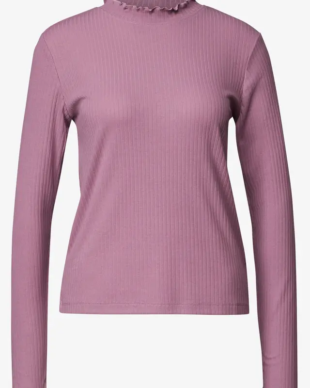Street One Studio Shirt with Turtleneck - Pearly Rose