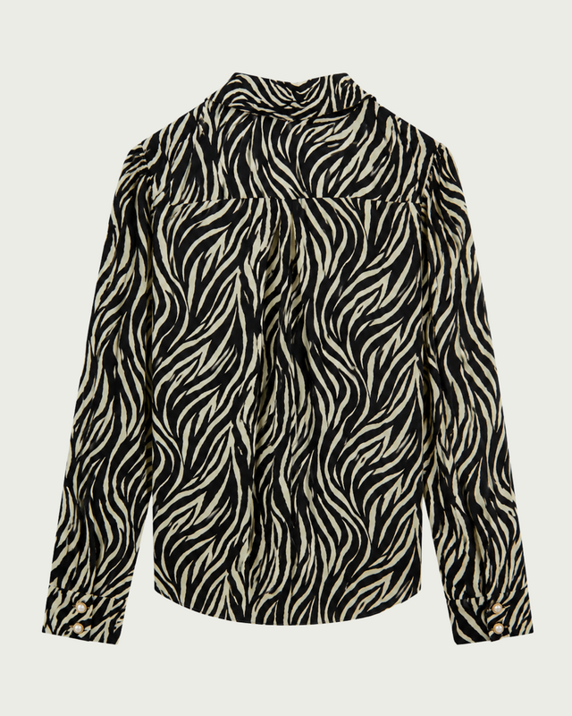 Elvira Collections Blouse June - Brown Zebra
