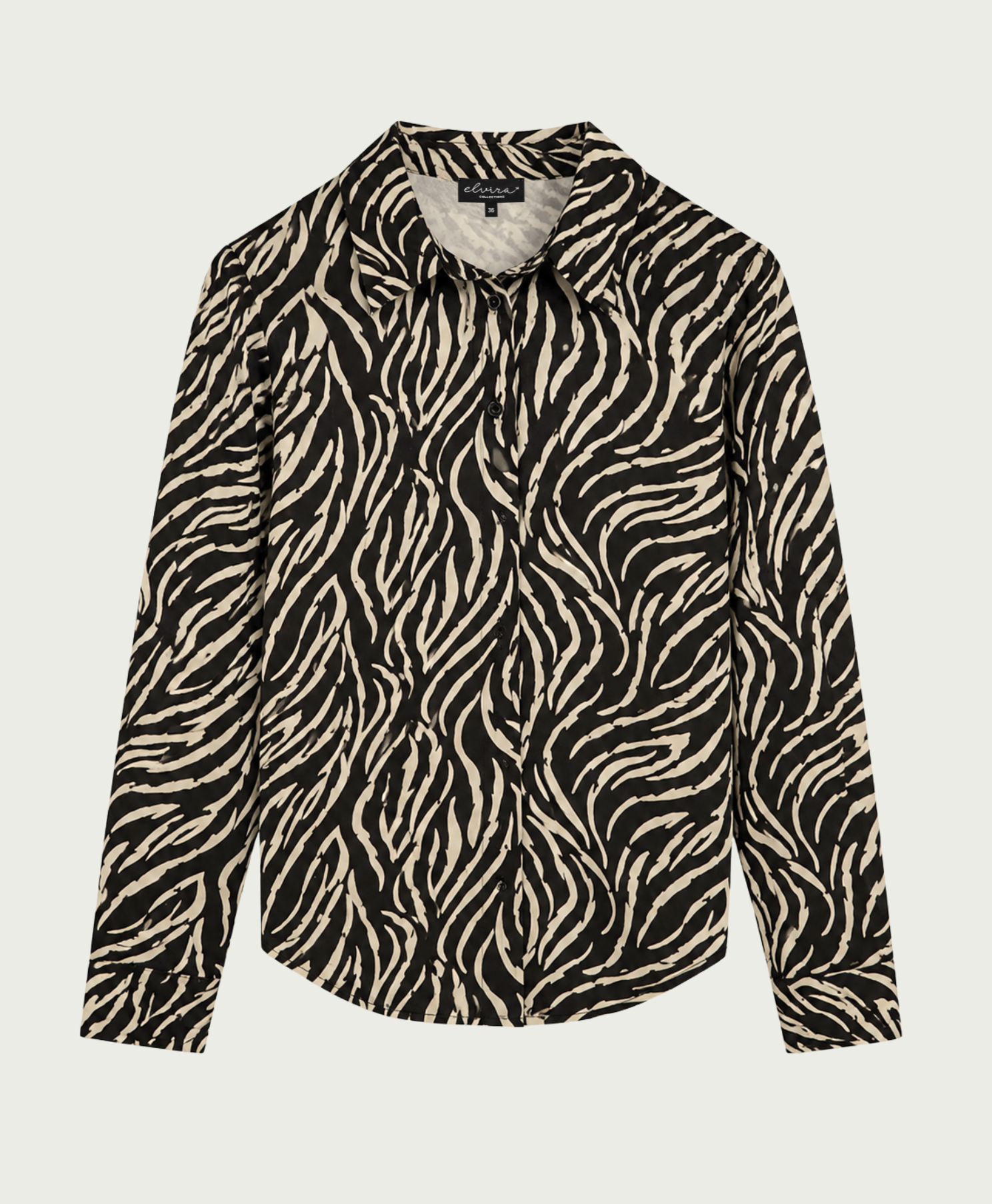 Elvira Collections Blouse June - Brown Zebra