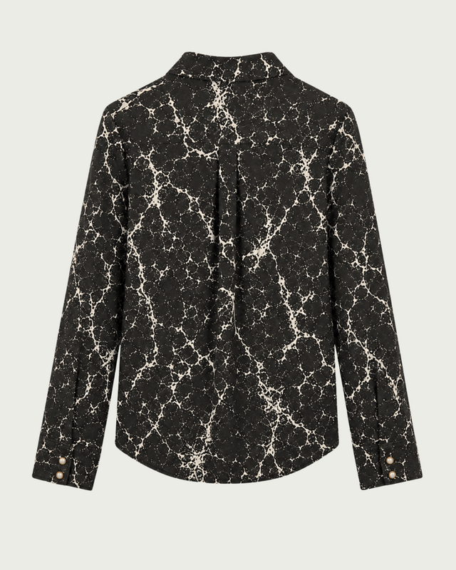 Elvira Collections Blouse June - Brown Marmer
