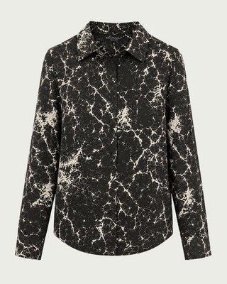 Elvira Collections Bluse June - Brown Marmer