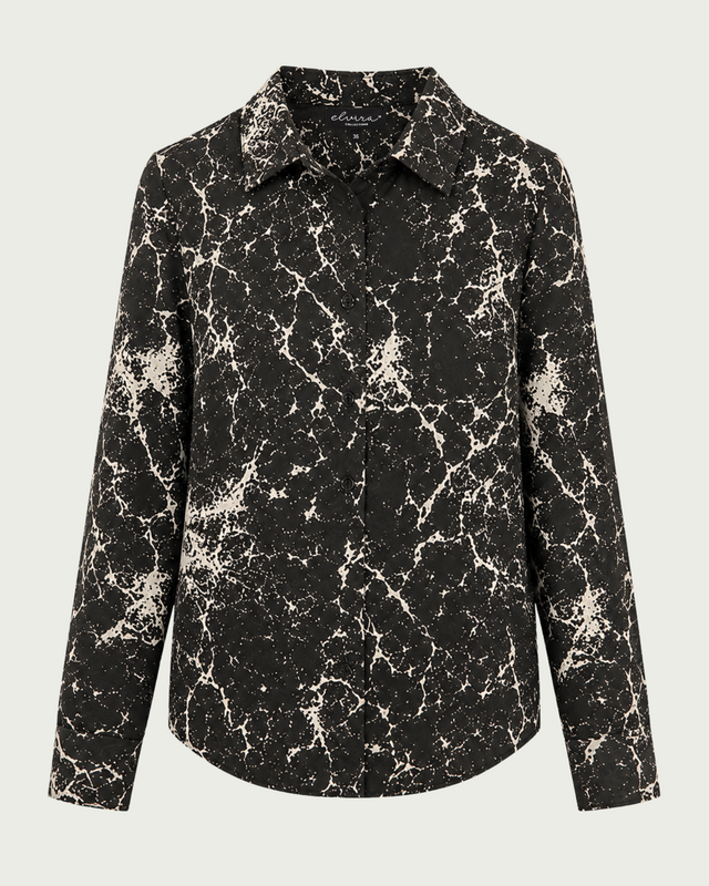 Elvira Collections Blouse June - Brown Marmer