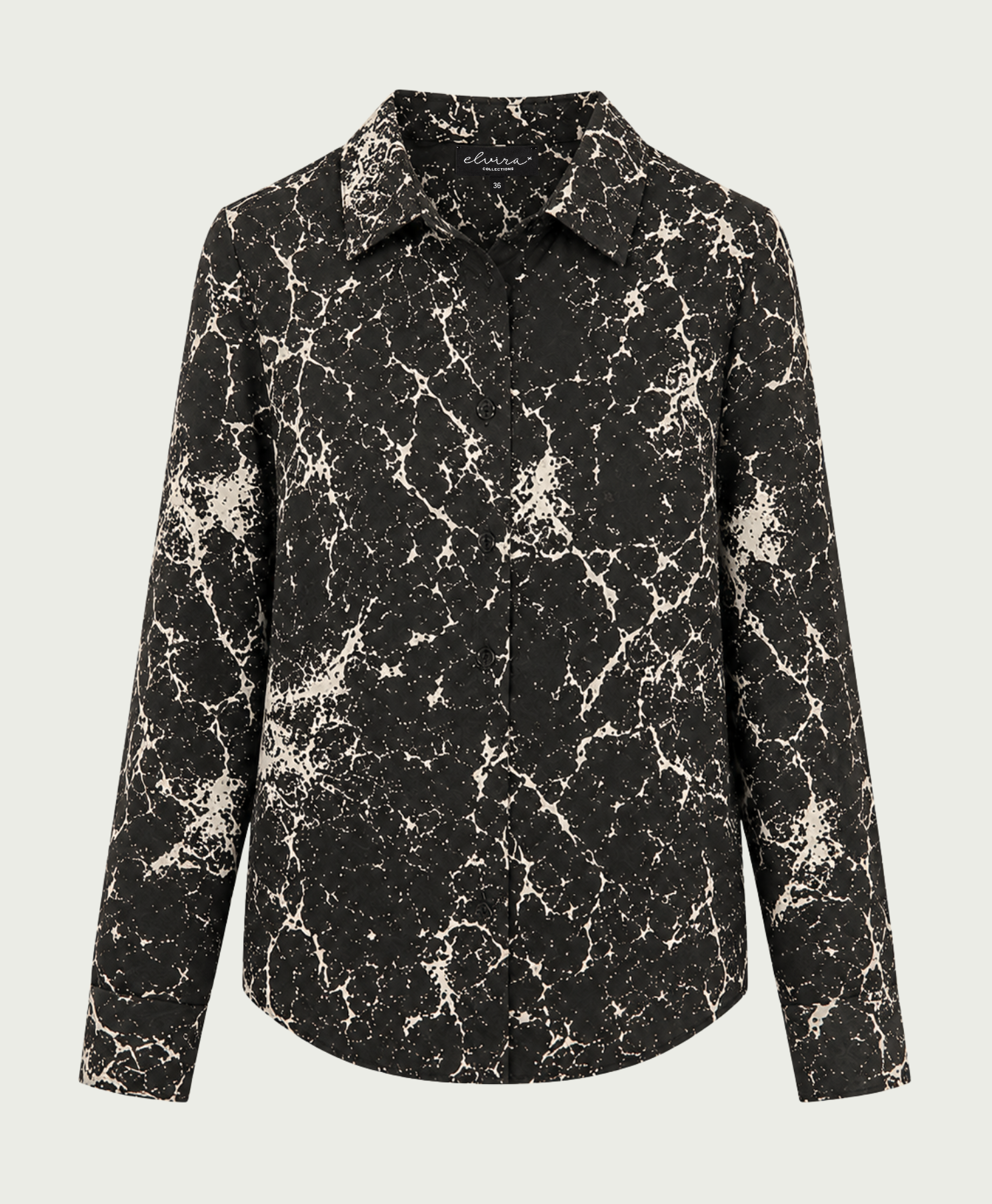 Elvira Collections Blouse June - Brown Marmer