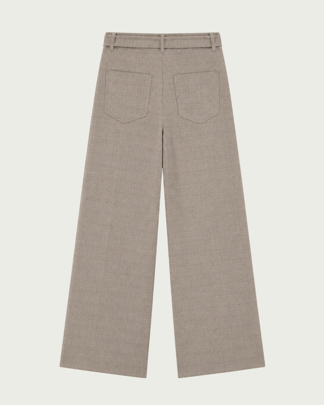 Elvira Collections Broek Rumi - Cappuccino Check