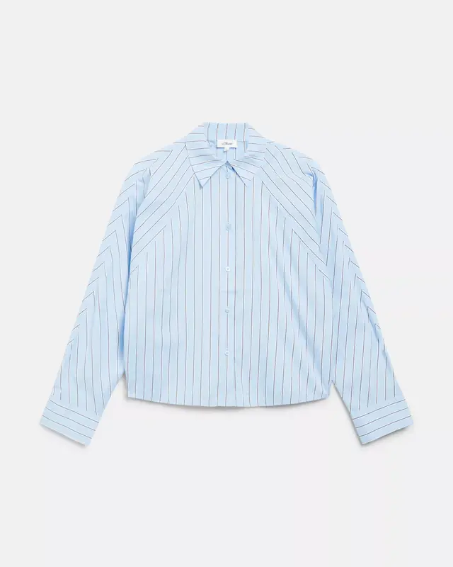 S. Oliver Korte Blouse - Light Blue