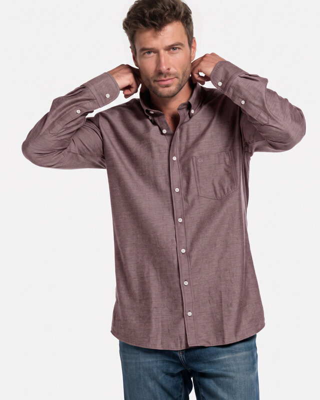 Giordano Hemd Button-Down - Red