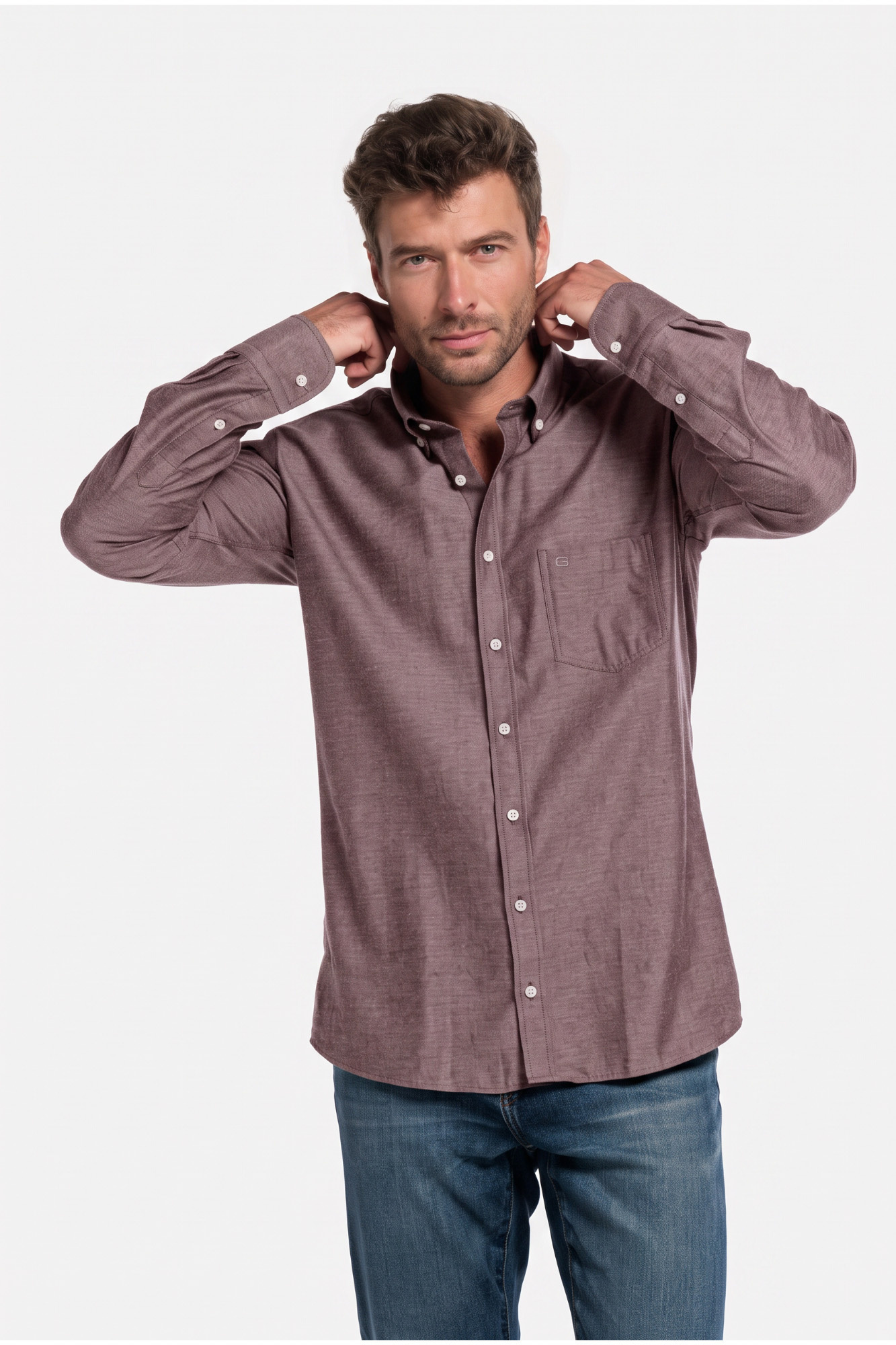 Giordano Overhemd Button-Down - Red