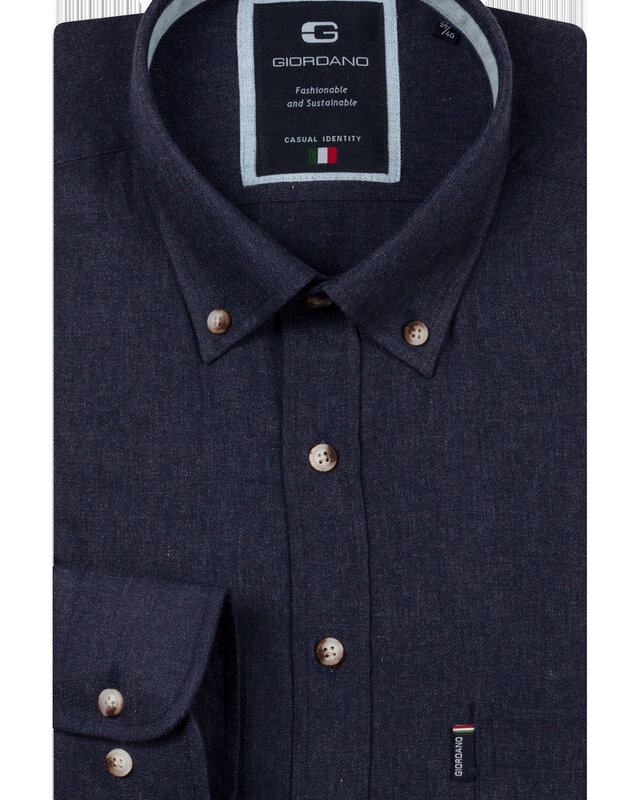 Giordano Overhemd Button-Down - Navy
