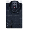 Karo Hemd Button-Down - Navy