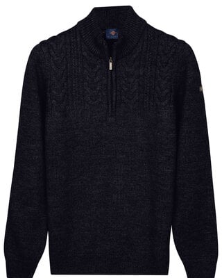 Baileys Zip Pullover - Navy