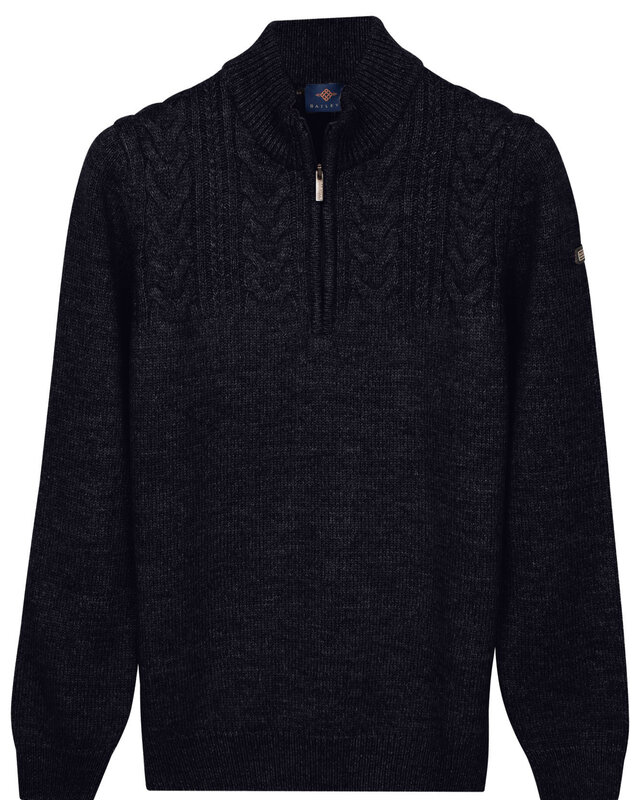 Baileys Zip Trui - Navy