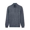 Zip Trui - Faded Blue