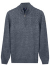 Baileys Zip Pullover - Faded Blue
