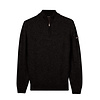 Wollen Trui met Zip - Espresso Brown