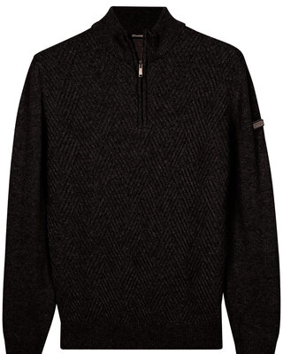 Baileys Jumper with Wool - Espresso Brown