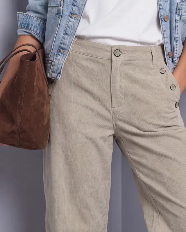Street One Straight Leg Hose Amalia - Fading Sand