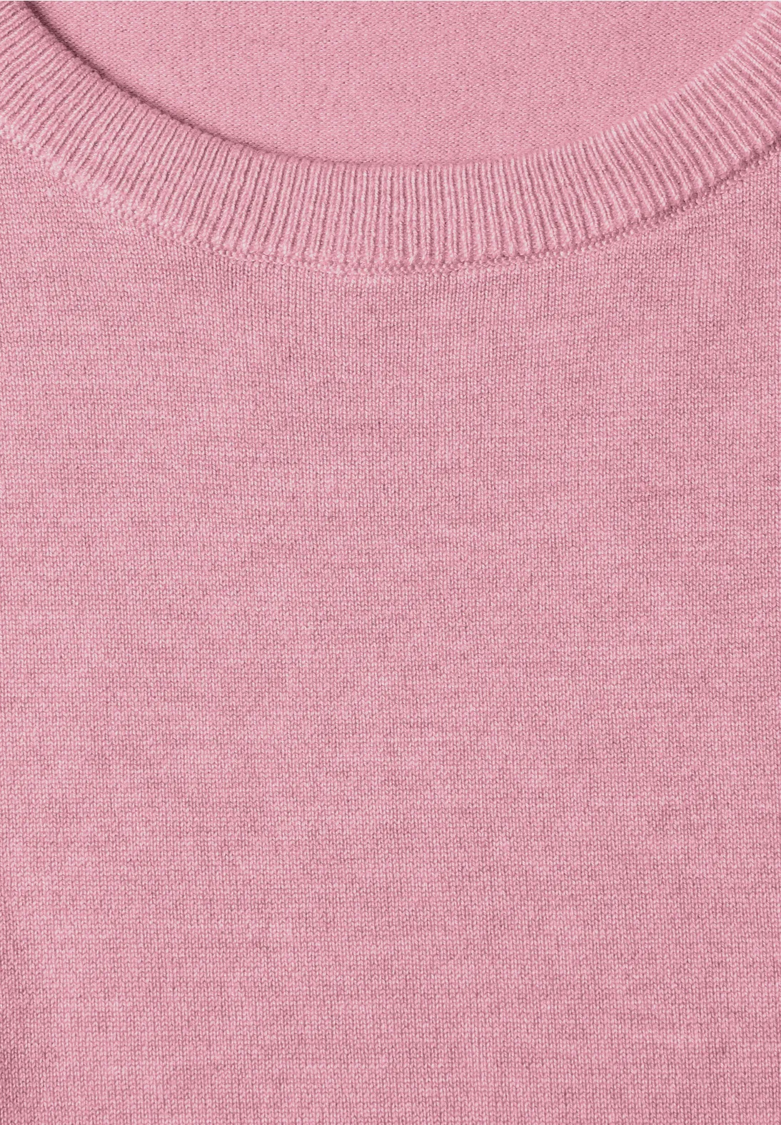 Street One Kurzarm Pullover - Vintage Blush Melange