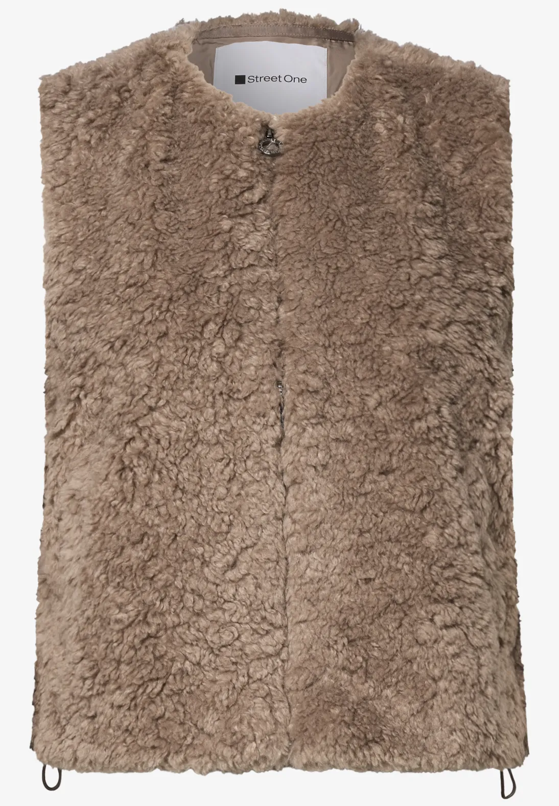Street One Teddy Weste - Sanded Amber