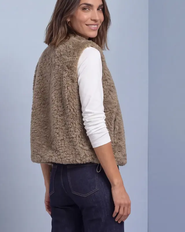 Street One Vest Imitatiebont - Sanded Amber