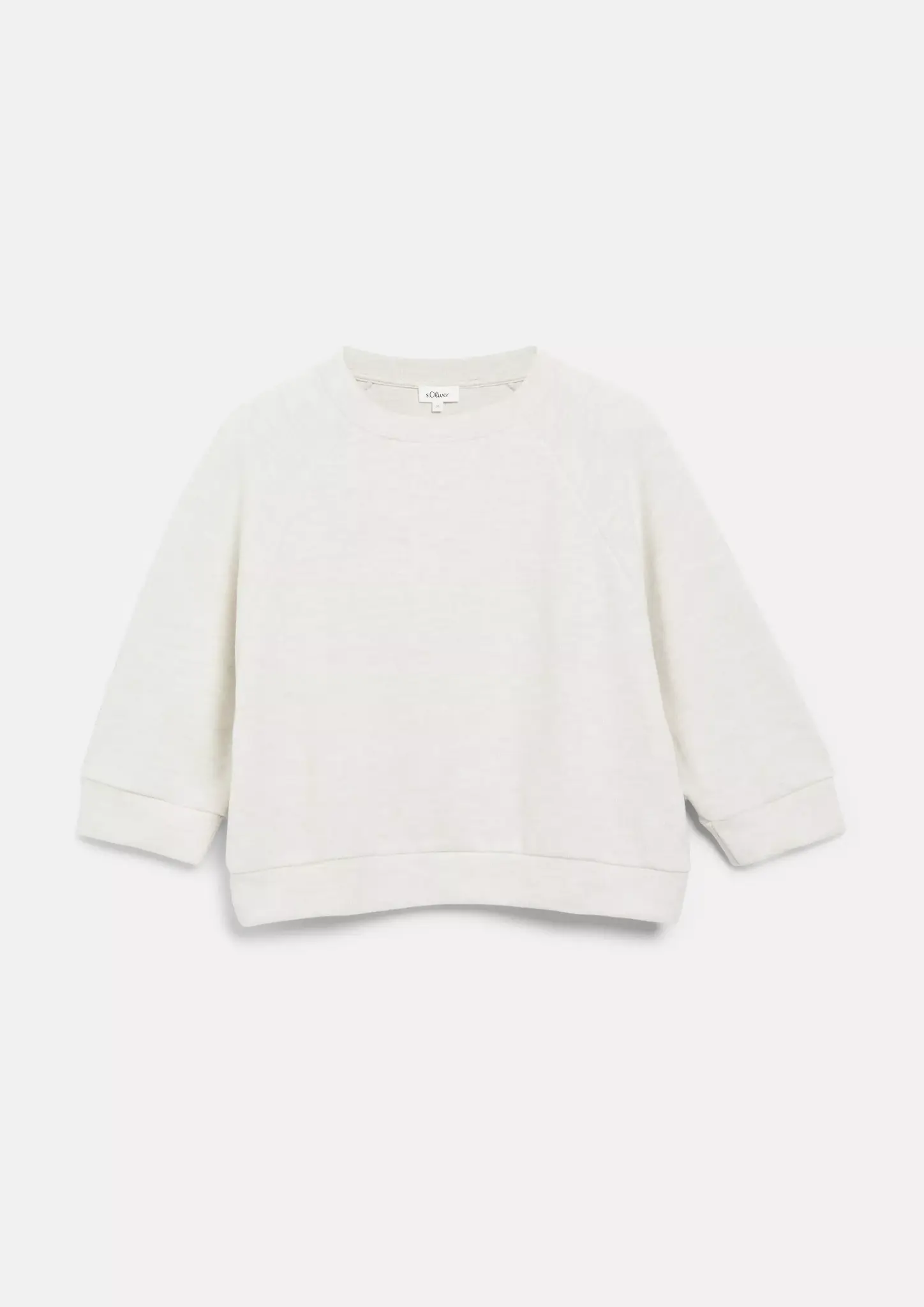 S. Oliver Relaxed Fit Sweatshirt - Light Beige