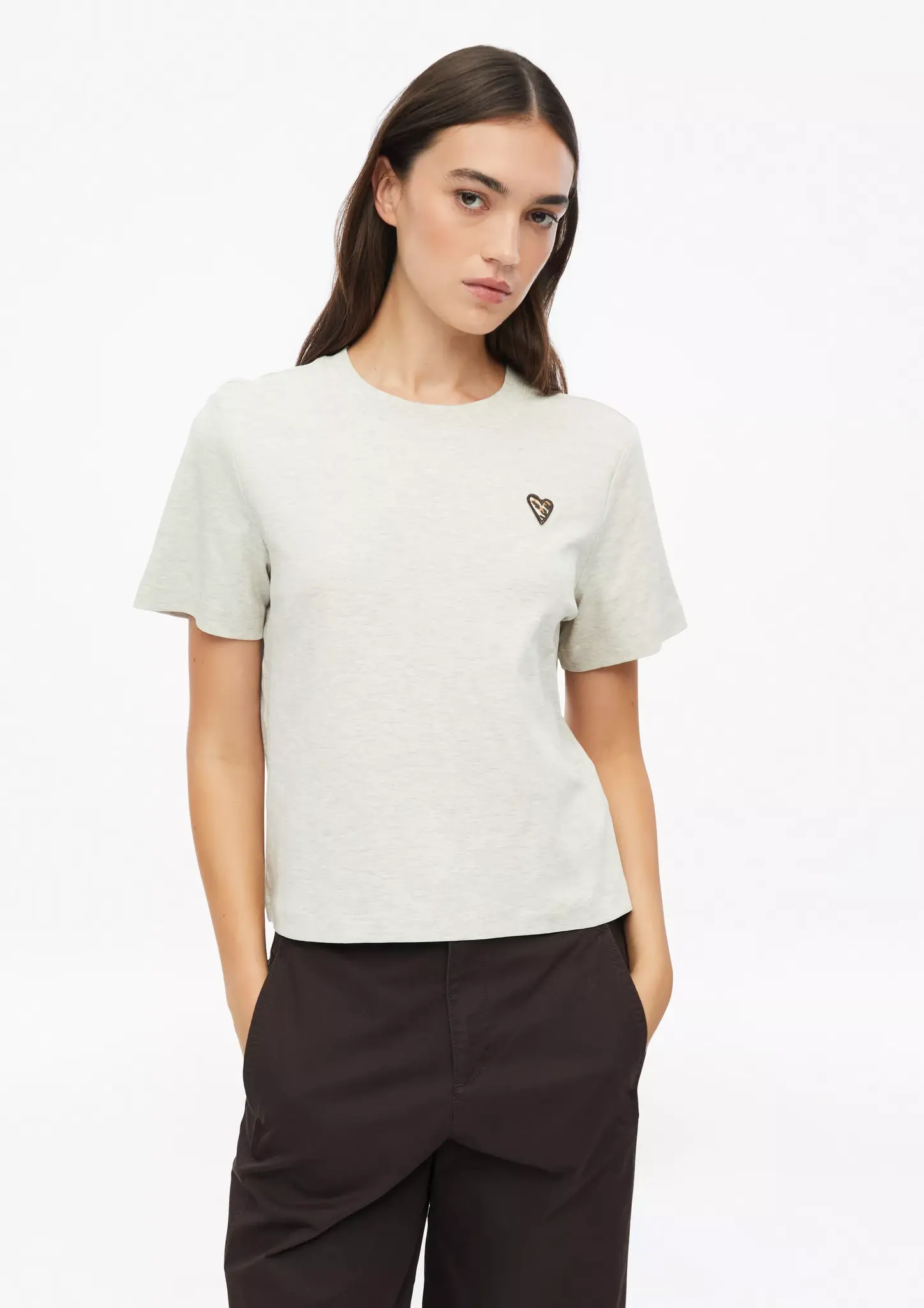 S. Oliver Relaxed Fit T-Shirt - Light Beige