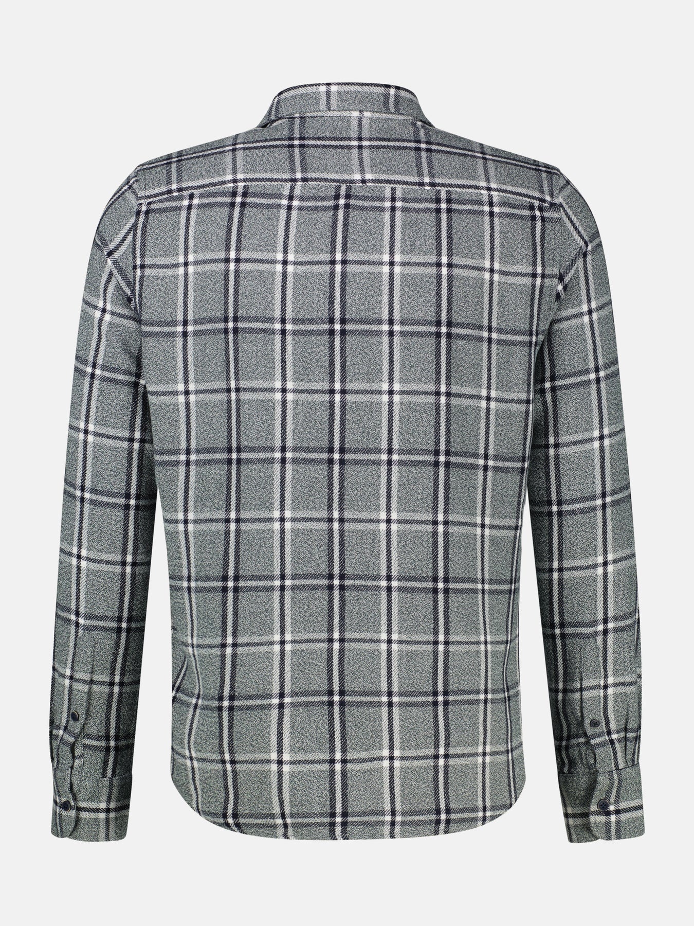Lerros Casual Check Shirt - Cedar Green