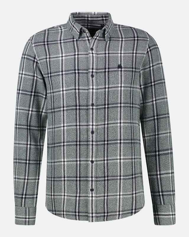 Lerros Casual Karo Hemd - Cedar Green