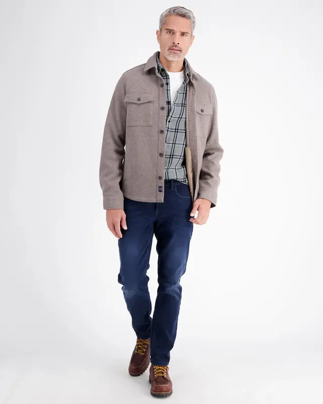 Lerros Casual Karo Hemd - Cedar Green