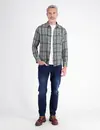 Lerros Casual Check Shirt - Cedar Green