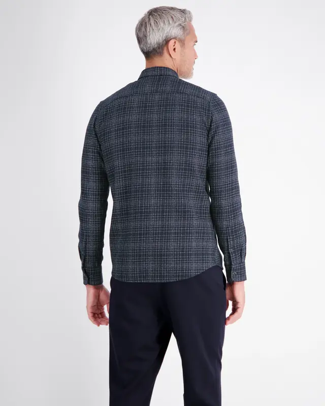 Lerros Check Shirt - Classic Navy