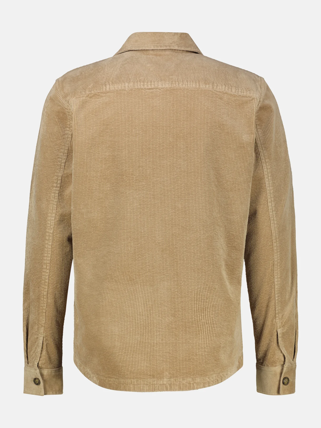 Lerros Cordhemd mit Stretch - Gravel Beige