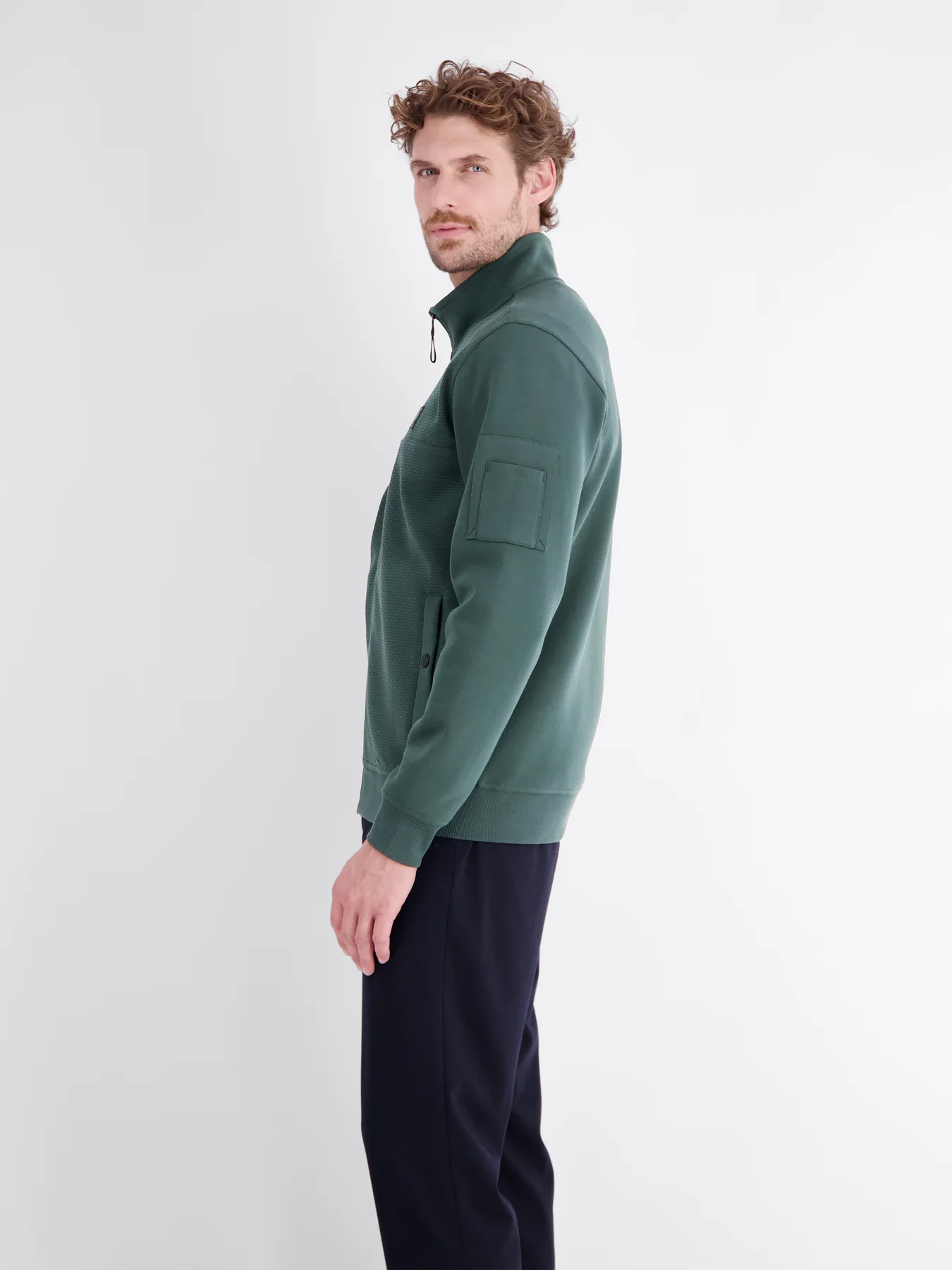 Lerros Sweatjacke - Cedar Green